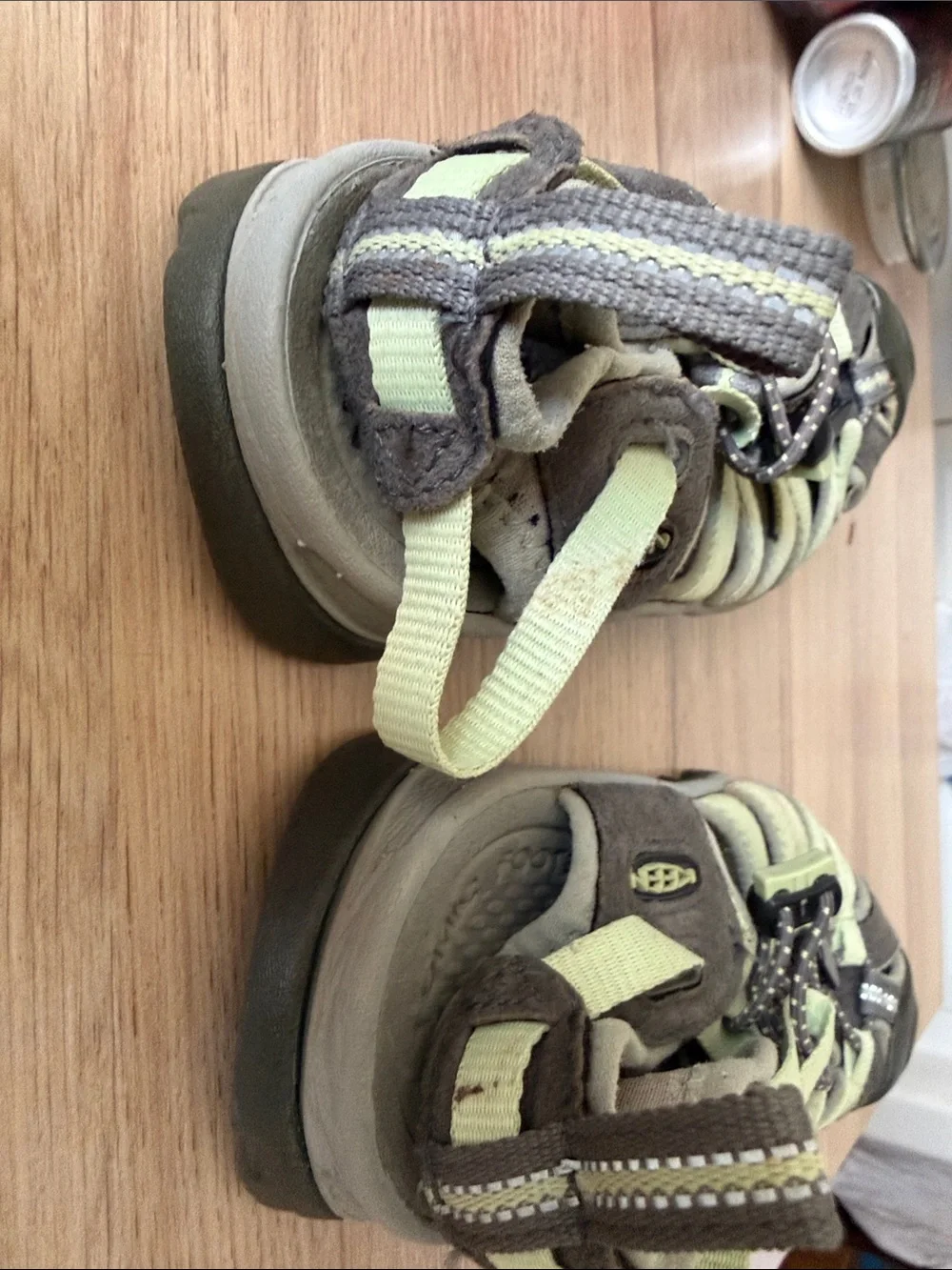 Keen Women's Sport Sandals in Light Green and Gray